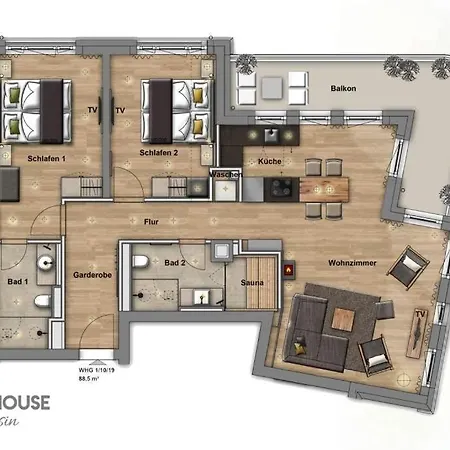 Beachhouse Bansin App 10 * Heringsdorf (Usedom)